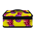 Purple EDM Pineapple Pattern Print Small Lunch Bag