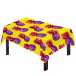 Purple EDM Pineapple Pattern Print Tablecloth