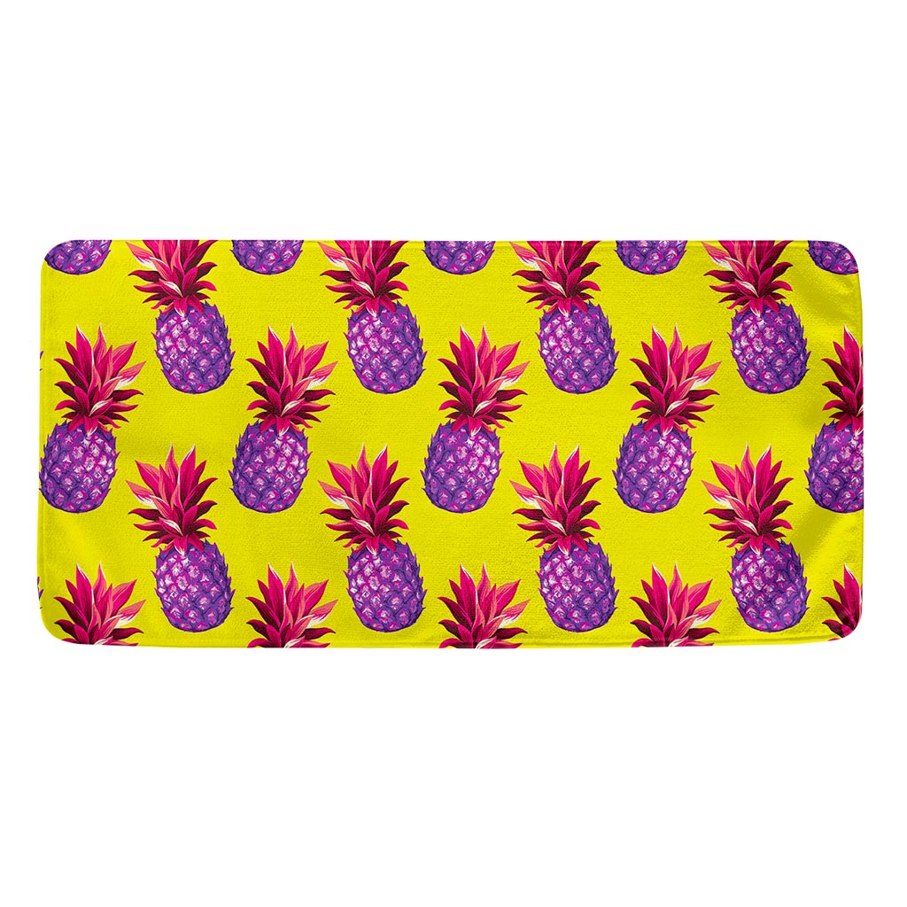 Purple EDM Pineapple Pattern Print Towel