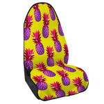 Purple EDM Pineapple Pattern Print Waterproof Car Seat Cover