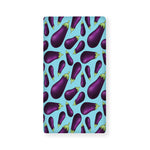 Purple Eggplant Pattern Print Baby Crib Sheet