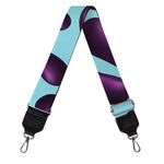 Purple Eggplant Pattern Print Bag Strap