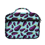 Purple Eggplant Pattern Print Briefcase Bible Bag