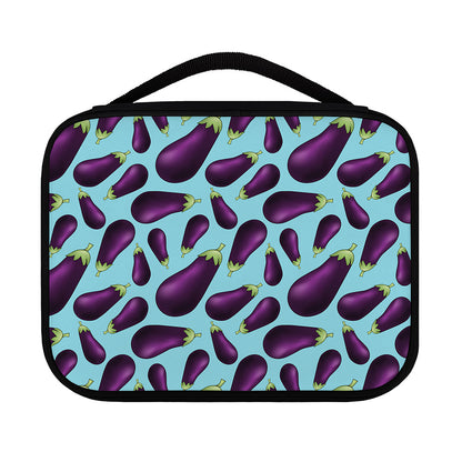 Purple Eggplant Pattern Print Classic Bible Case