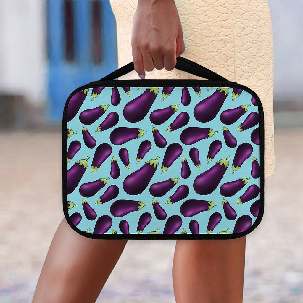 Purple Eggplant Pattern Print Classic Bible Case