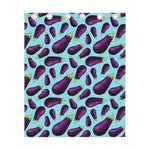 Purple Eggplant Pattern Print Curtain