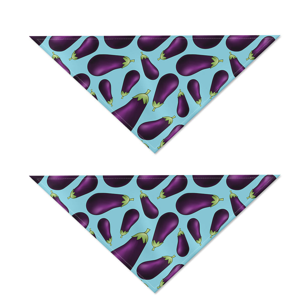 Purple Eggplant Pattern Print Dog Bandana