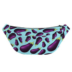 Purple Eggplant Pattern Print Fanny Pack