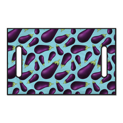 Purple Eggplant Pattern Print Golf Cart Seat Cover