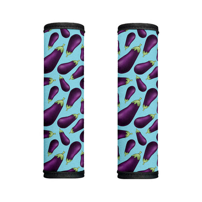 Purple Eggplant Pattern Print Handle Covers
