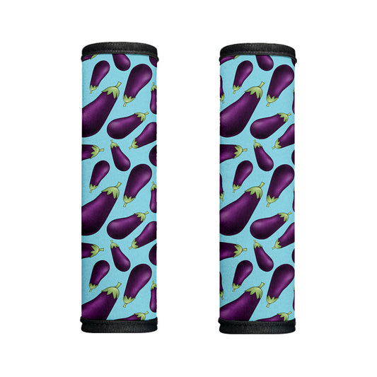 Purple Eggplant Pattern Print Handle Covers