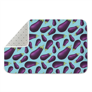 Purple Eggplant Pattern Print Indoor Door Mat