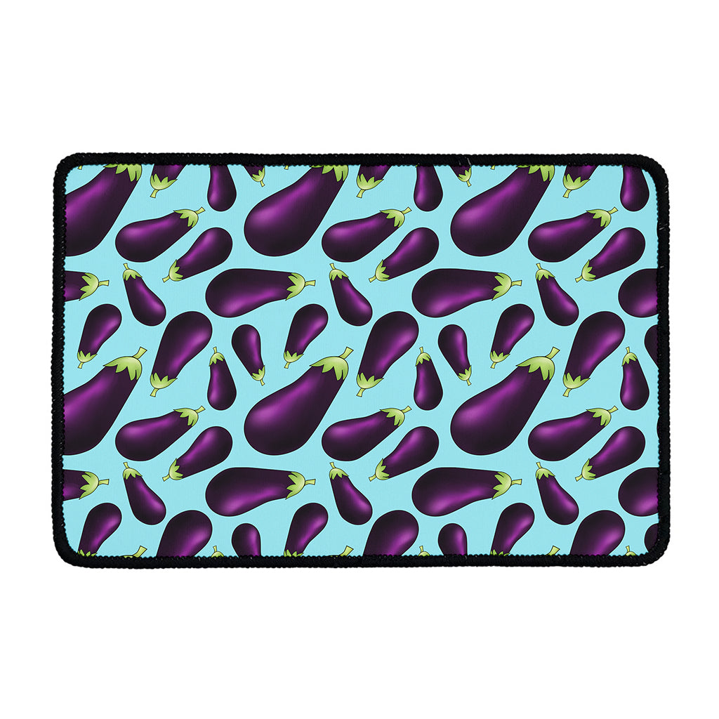 Purple Eggplant Pattern Print Kitchen Mat