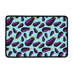 Purple Eggplant Pattern Print Kitchen Mat