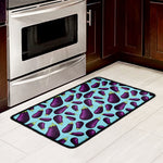 Purple Eggplant Pattern Print Kitchen Mat