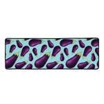 Purple Eggplant Pattern Print Long Kitchen Mat