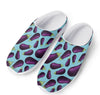 Purple Eggplant Pattern Print Mesh Casual Shoes