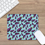 Purple Eggplant Pattern Print Mouse Pad