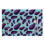 Purple Eggplant Pattern Print Placemat