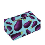 Purple Eggplant Pattern Print Rectangle Tissue Box Cover
