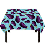 Purple Eggplant Pattern Print Tablecloth