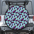 Purple Eggplant Pattern Print Tire Cover