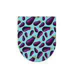 Purple Eggplant Pattern Print Toilet Lid Cover