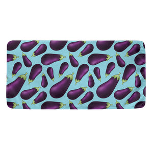 Purple Eggplant Pattern Print Towel