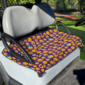 Purple Emoji Pattern Print Golf Cart Seat Cover