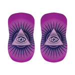 Purple Eye of Providence Print Bar Stool Covers