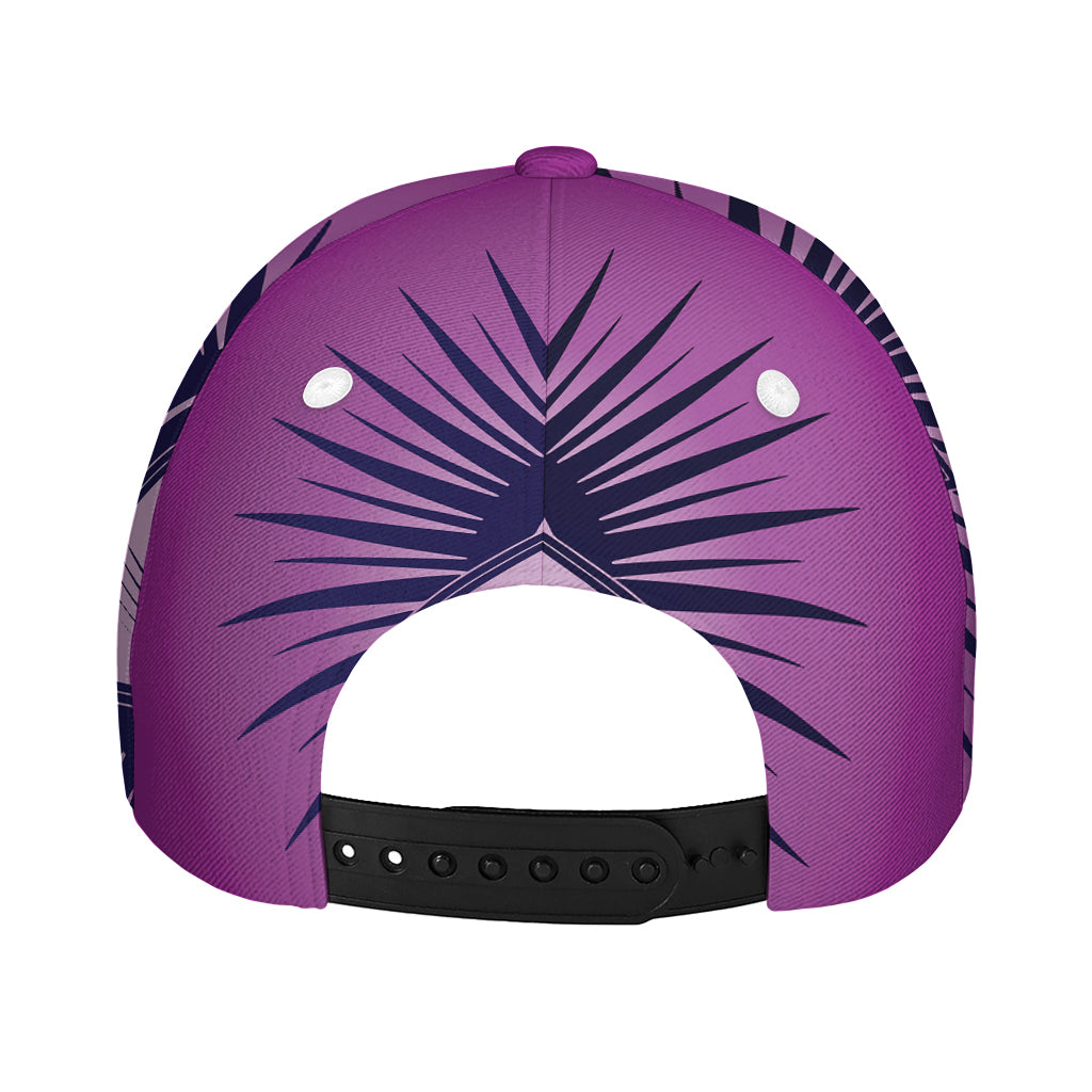 Purple Eye of Providence Print Baseball Cap