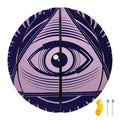 Purple Eye of Providence Print Basketball