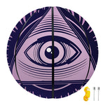 Purple Eye of Providence Print Basketball