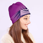 Purple Eye of Providence Print Beanie