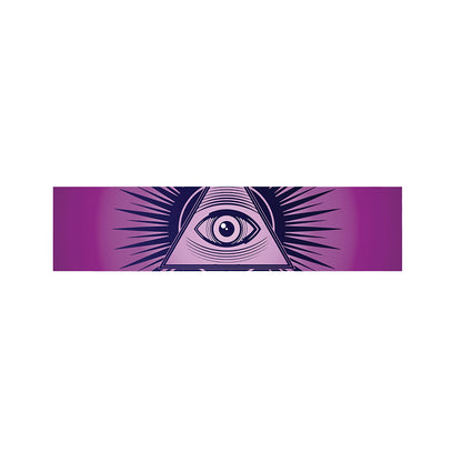 Purple Eye of Providence Print Bed Runner