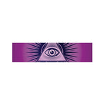 Purple Eye of Providence Print Bed Runner