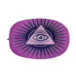 Purple Eye of Providence Print Car Side Mirror Covers