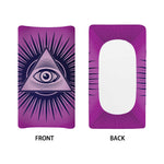 Purple Eye of Providence Print Changing Pad Cover