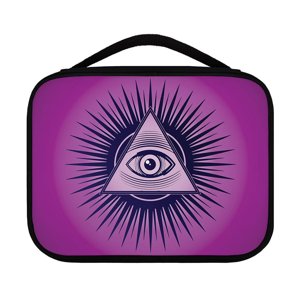 Purple Eye of Providence Print Classic Bible Case