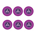 Purple Eye of Providence Print Coaster Set