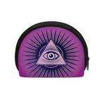 Purple Eye of Providence Print Coin Purse