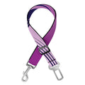 Purple Eye of Providence Print Dog Seat Belt