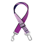 Purple Eye of Providence Print Dog Seat Belt
