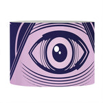 Purple Eye of Providence Print Drum Lamp Shade