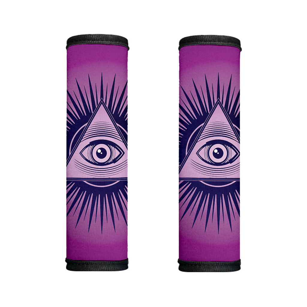 Purple Eye of Providence Print Handle Covers