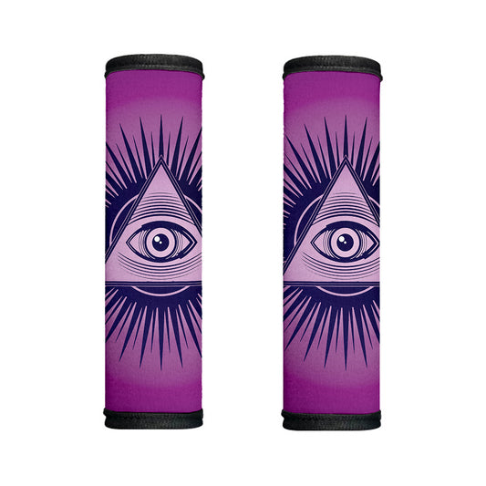 Purple Eye of Providence Print Handle Covers