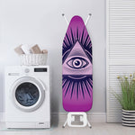 Purple Eye of Providence Print Ironing Board Cover