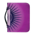 Purple Eye of Providence Print Leather Bible Cover