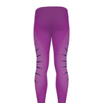 Purple Eye of Providence Print Men's leggings