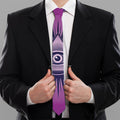 Purple Eye of Providence Print Necktie